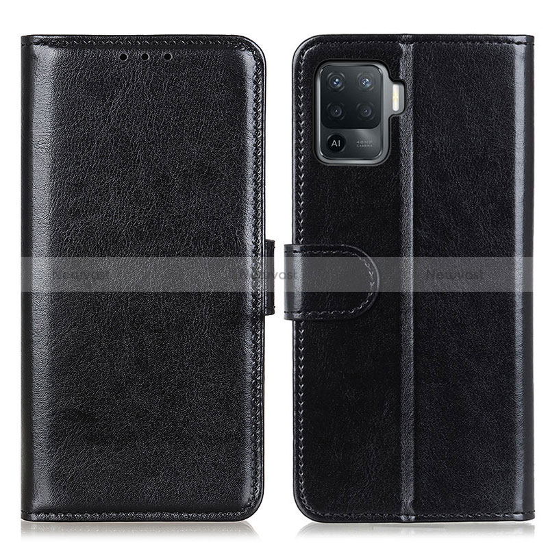 Leather Case Stands Flip Cover Holder M07L for Oppo Reno5 F