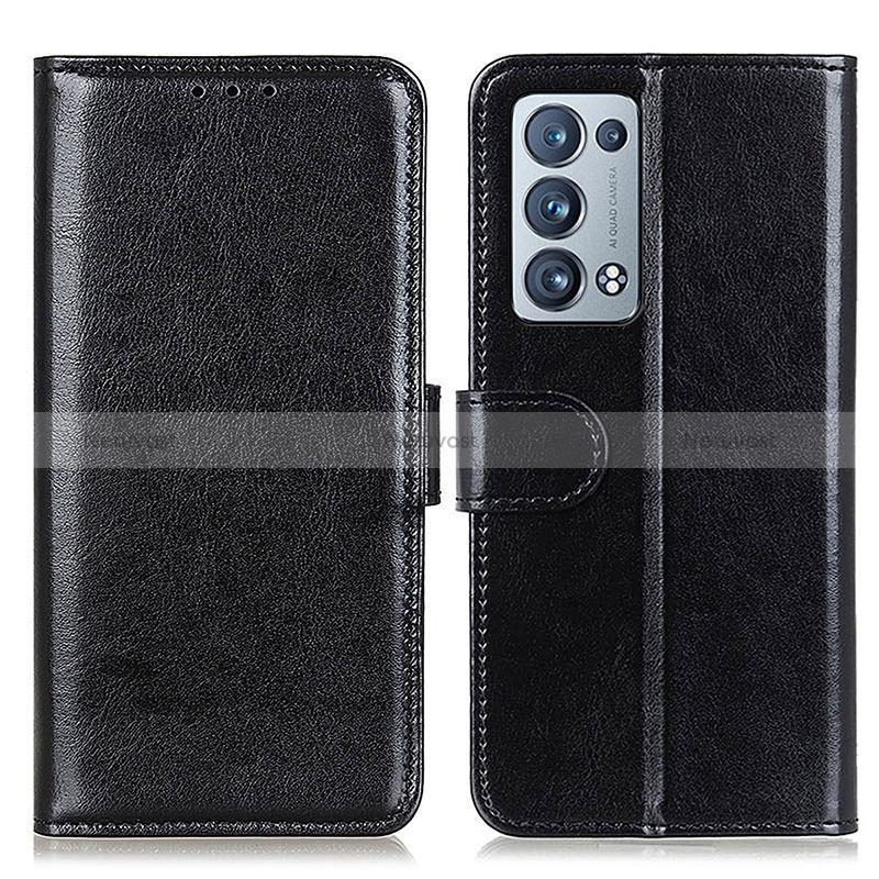 Leather Case Stands Flip Cover Holder M07L for Oppo Reno6 Pro+ Plus 5G