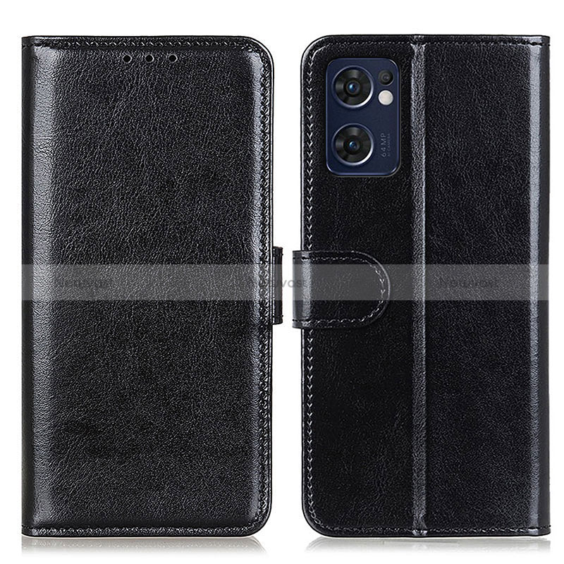 Leather Case Stands Flip Cover Holder M07L for Oppo Reno7 5G