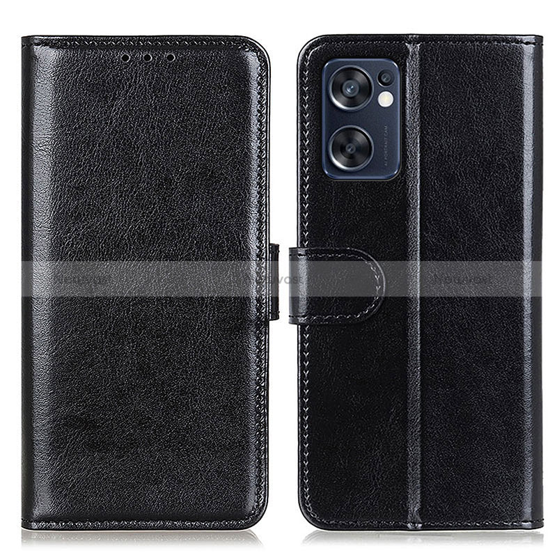 Leather Case Stands Flip Cover Holder M07L for Oppo Reno7 SE 5G