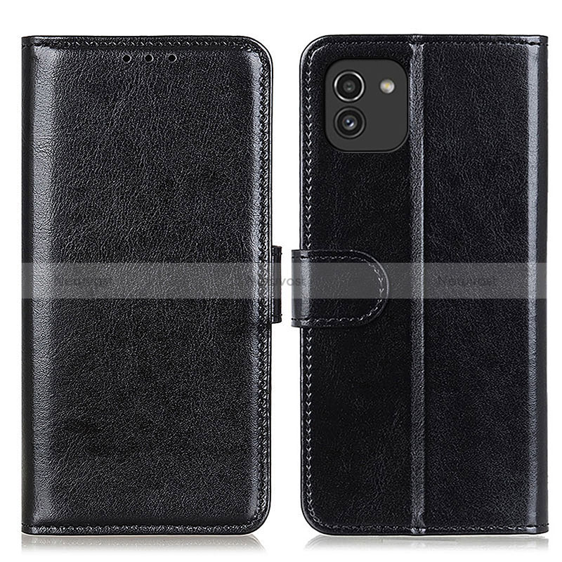 Leather Case Stands Flip Cover Holder M07L for Samsung Galaxy A03