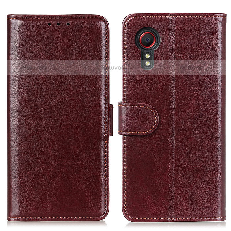 Leather Case Stands Flip Cover Holder M07L for Samsung Galaxy XCover 5 SM-G525F