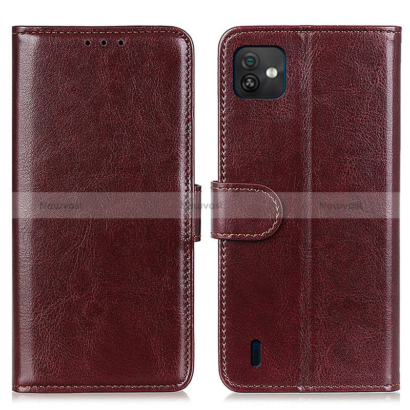 Leather Case Stands Flip Cover Holder M07L for Wiko Y82