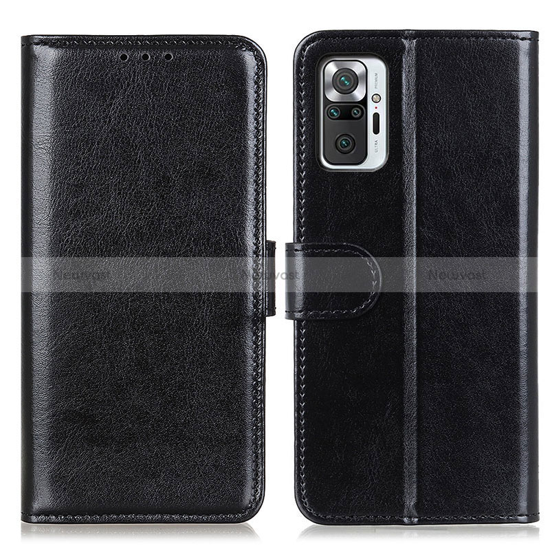Leather Case Stands Flip Cover Holder M07L for Xiaomi Redmi Note 10 Pro 4G