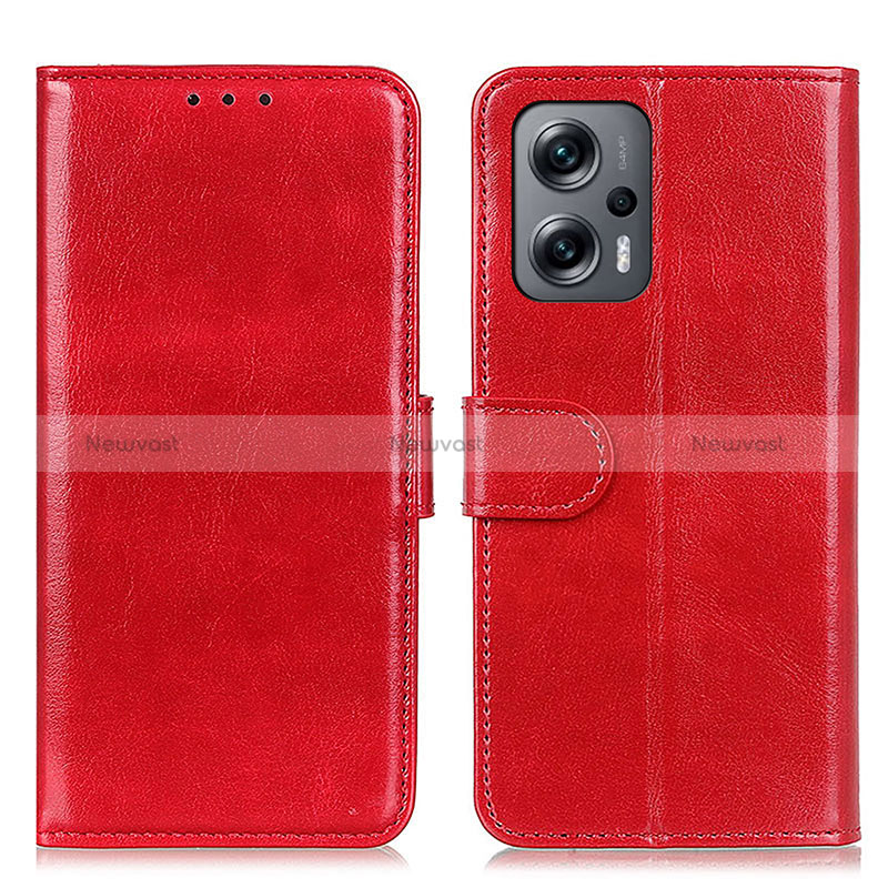 Leather Case Stands Flip Cover Holder M07L for Xiaomi Redmi Note 11T Pro+ Plus 5G