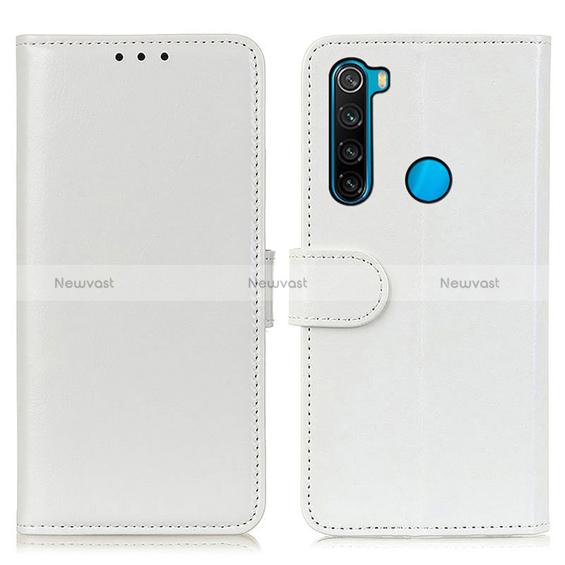 Leather Case Stands Flip Cover Holder M07L for Xiaomi Redmi Note 8 (2021)