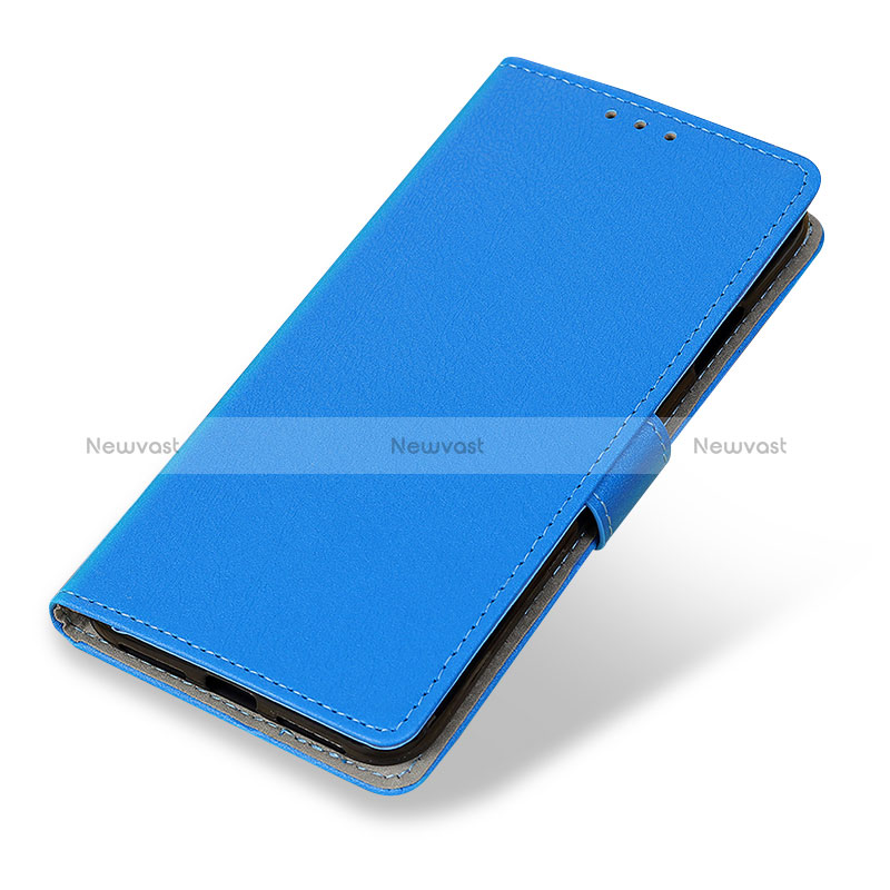 Leather Case Stands Flip Cover Holder M08L for Huawei Honor 10X Lite Blue