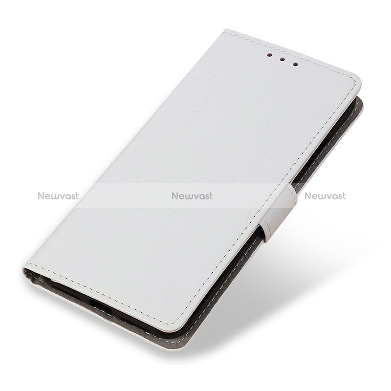 Leather Case Stands Flip Cover Holder M08L for Huawei Honor 10X Lite White