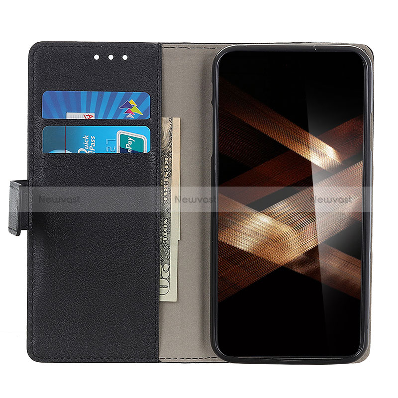 Leather Case Stands Flip Cover Holder M08L for Huawei Honor X6a