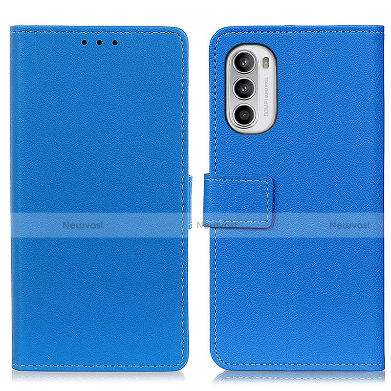 Leather Case Stands Flip Cover Holder M08L for Motorola Moto G82 5G