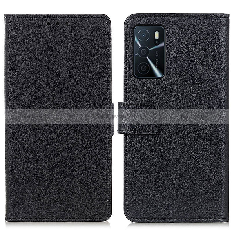 Leather Case Stands Flip Cover Holder M08L for Oppo A16