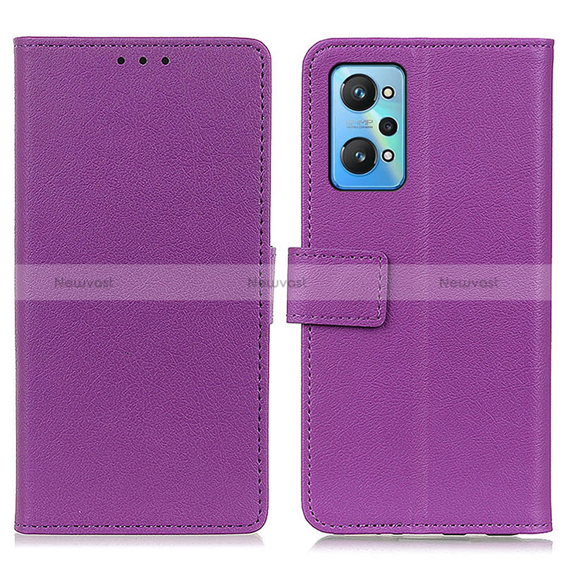 Leather Case Stands Flip Cover Holder M08L for Realme Q5 Pro 5G