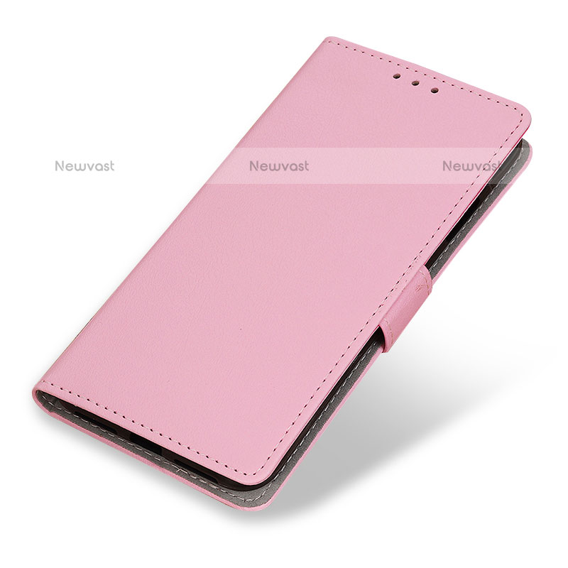 Leather Case Stands Flip Cover Holder M08L for Samsung Galaxy A02s Pink