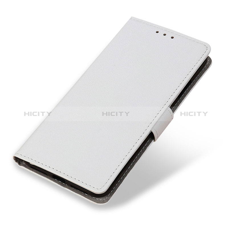 Leather Case Stands Flip Cover Holder M08L for Samsung Galaxy A03s White