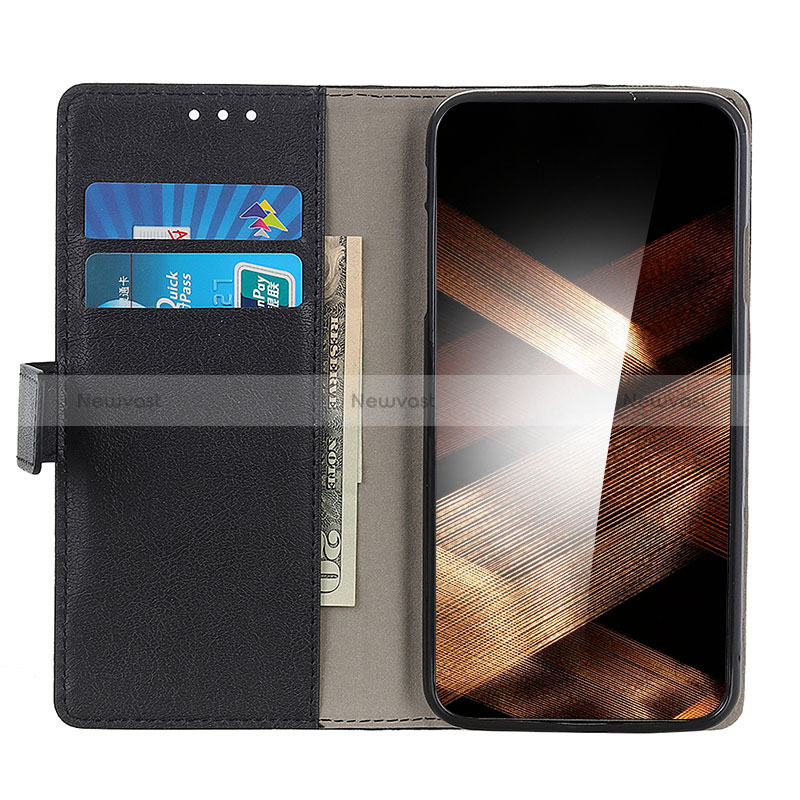 Leather Case Stands Flip Cover Holder M08L for Samsung Galaxy A15 5G