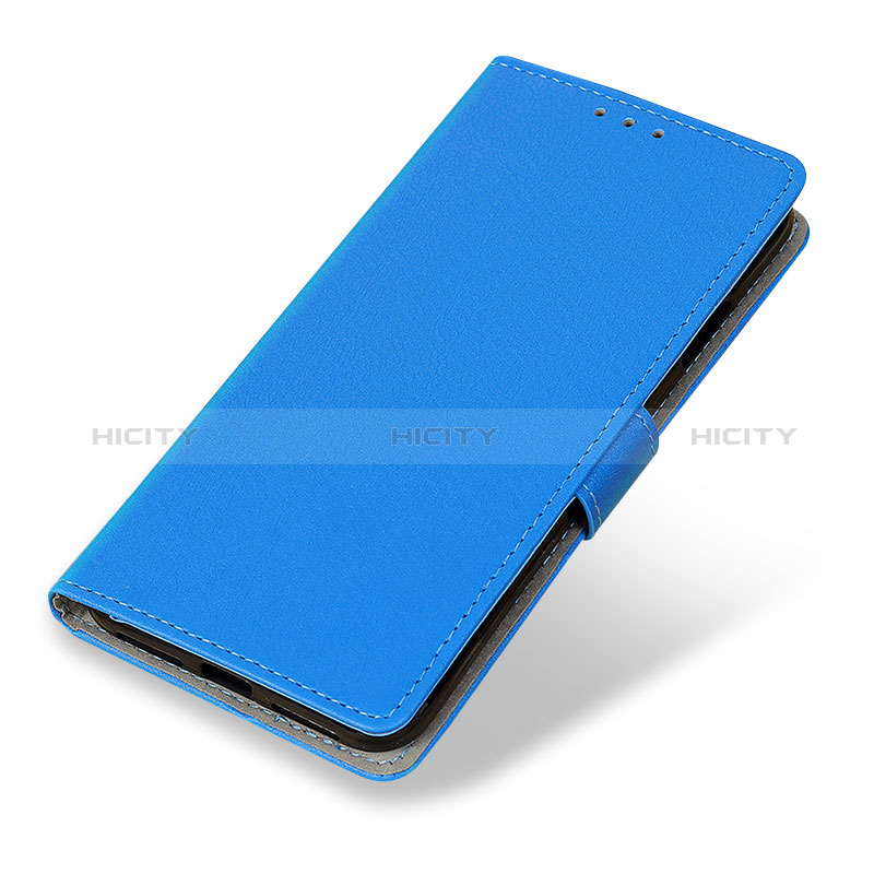 Leather Case Stands Flip Cover Holder M08L for Samsung Galaxy A72 4G Blue