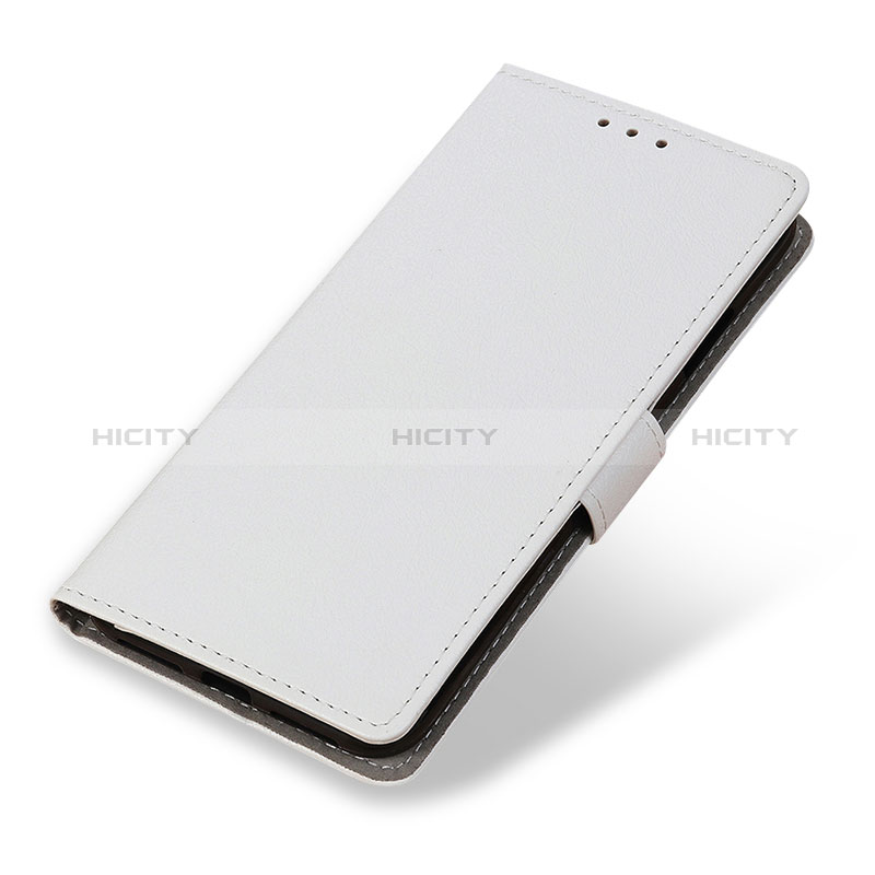 Leather Case Stands Flip Cover Holder M08L for Samsung Galaxy A72 4G White
