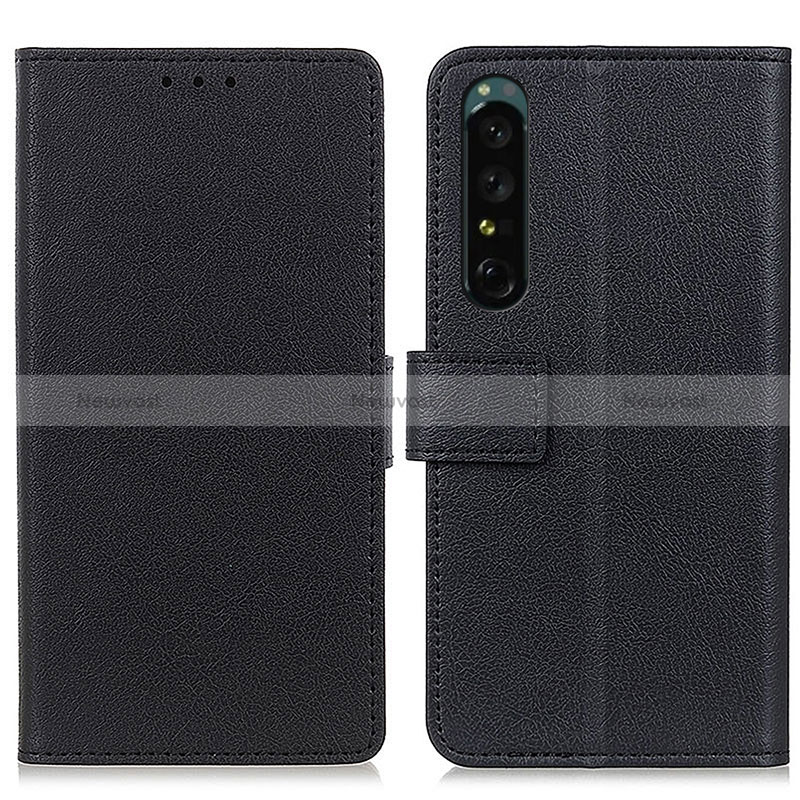 Leather Case Stands Flip Cover Holder M08L for Sony Xperia 1 IV