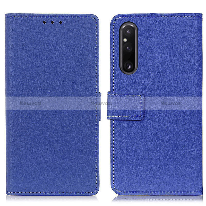 Leather Case Stands Flip Cover Holder M08L for Sony Xperia 1 V