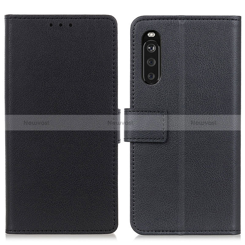 Leather Case Stands Flip Cover Holder M08L for Sony Xperia 10 III