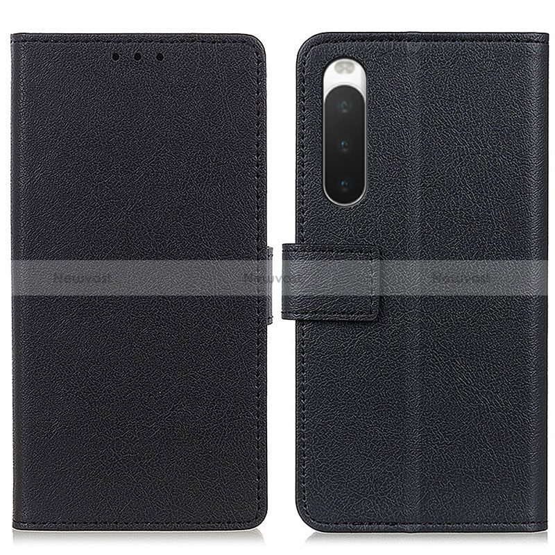 Leather Case Stands Flip Cover Holder M08L for Sony Xperia 10 IV