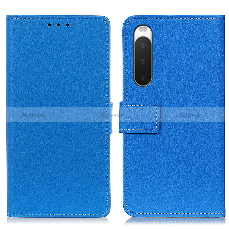 Leather Case Stands Flip Cover Holder M08L for Sony Xperia 10 IV