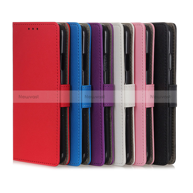 Leather Case Stands Flip Cover Holder M08L for Sony Xperia Ace III SO-53C