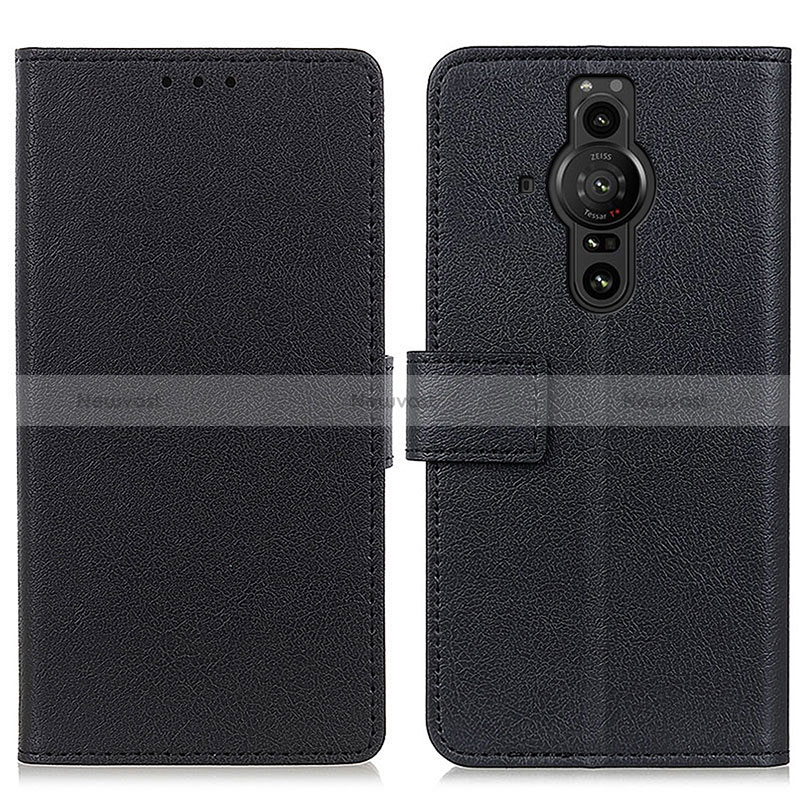 Leather Case Stands Flip Cover Holder M08L for Sony Xperia PRO-I