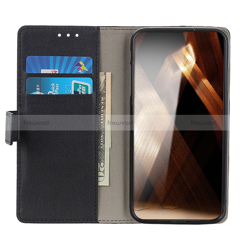 Leather Case Stands Flip Cover Holder M08L for Vivo iQOO Z6 5G