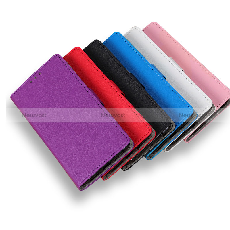 Leather Case Stands Flip Cover Holder M08L for Vivo Y21a