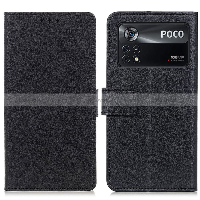 Leather Case Stands Flip Cover Holder M08L for Xiaomi Poco X4 Pro 5G