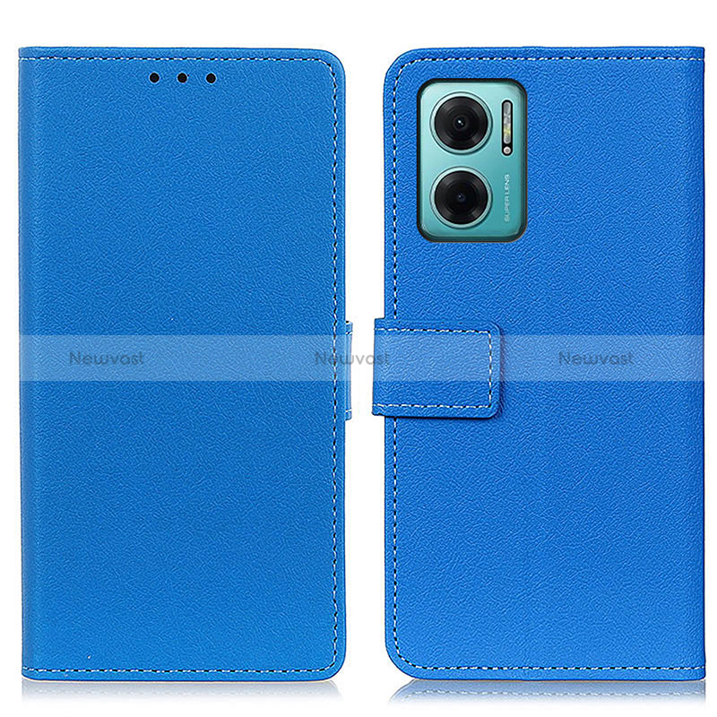 Leather Case Stands Flip Cover Holder M08L for Xiaomi Redmi 10 5G