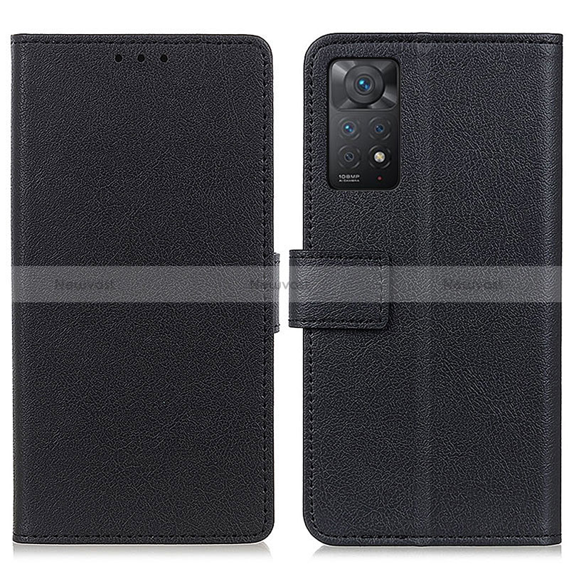 Leather Case Stands Flip Cover Holder M08L for Xiaomi Redmi Note 11 Pro 4G