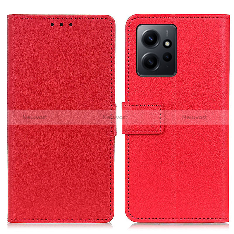 Leather Case Stands Flip Cover Holder M08L for Xiaomi Redmi Note 12 4G