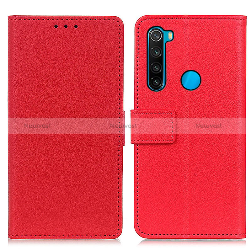 Leather Case Stands Flip Cover Holder M08L for Xiaomi Redmi Note 8 (2021)