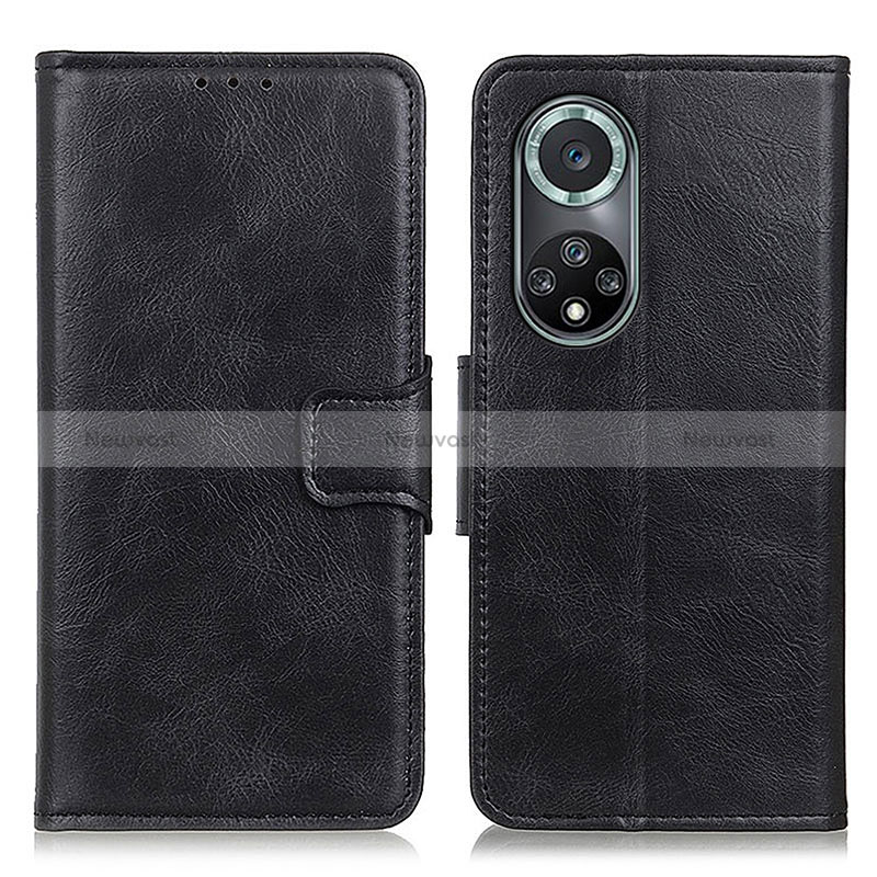 Leather Case Stands Flip Cover Holder M09L for Huawei Nova 9 Pro Black