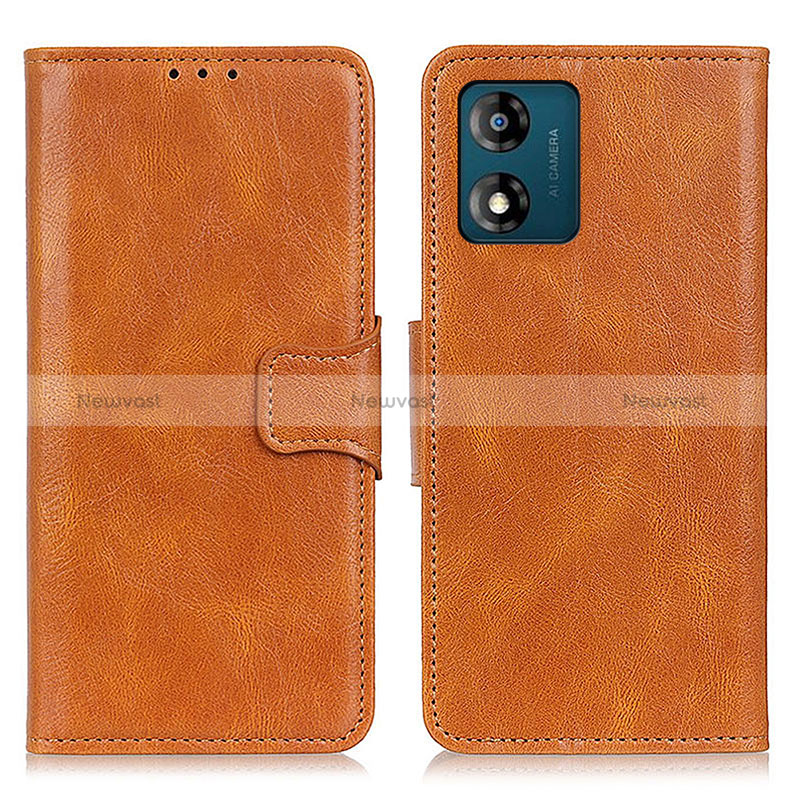 Leather Case Stands Flip Cover Holder M09L for Motorola Moto E13