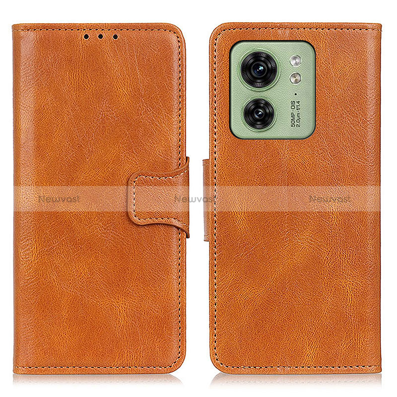 Leather Case Stands Flip Cover Holder M09L for Motorola Moto Edge 40 5G