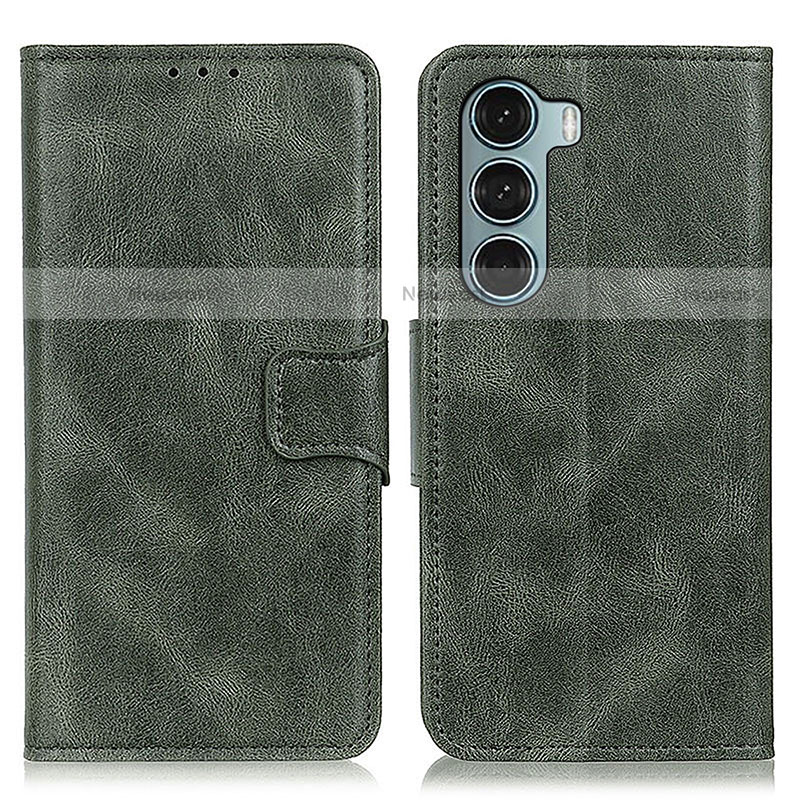 Leather Case Stands Flip Cover Holder M09L for Motorola Moto Edge S30 5G Green