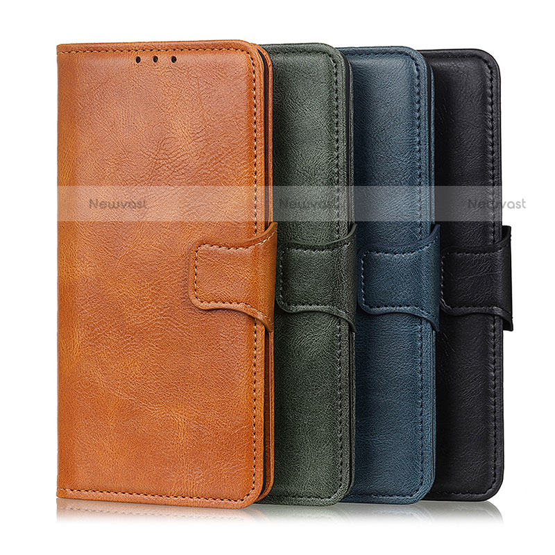 Leather Case Stands Flip Cover Holder M09L for Motorola Moto G Play (2023)