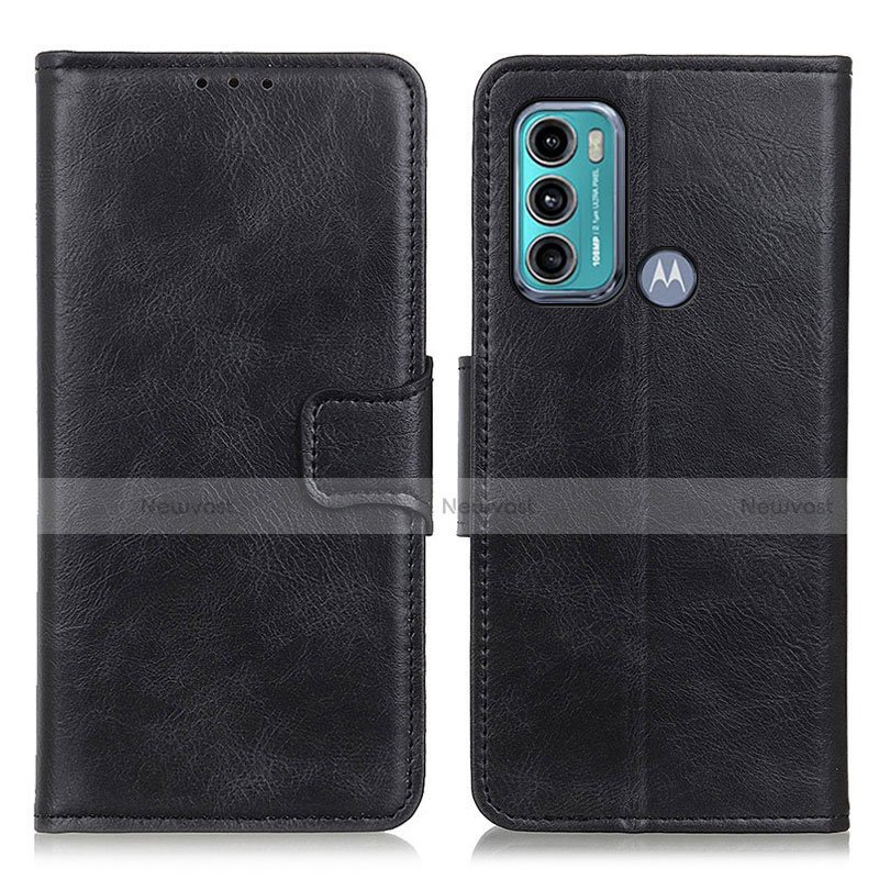 Leather Case Stands Flip Cover Holder M09L for Motorola Moto G60