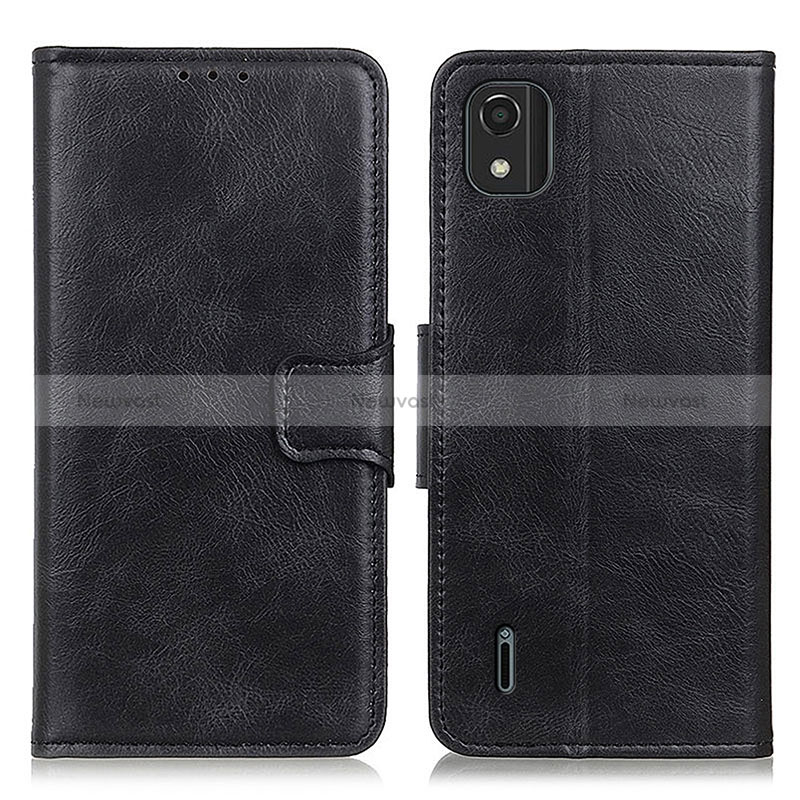 Leather Case Stands Flip Cover Holder M09L for Nokia C2 2nd Edition