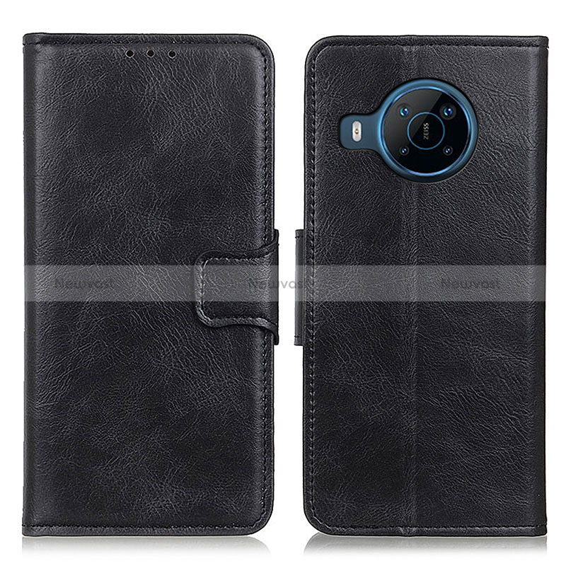 Leather Case Stands Flip Cover Holder M09L for Nokia X100 5G Black