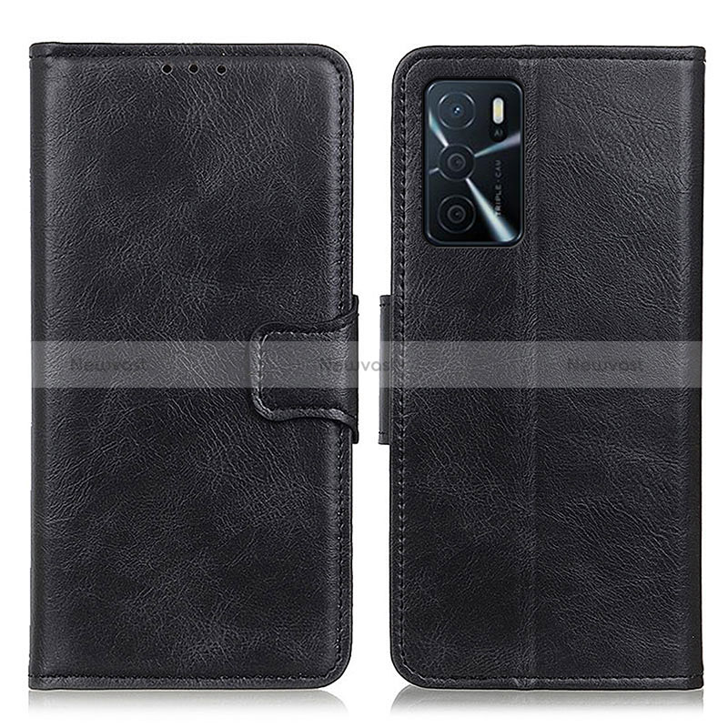 Leather Case Stands Flip Cover Holder M09L for Oppo A16