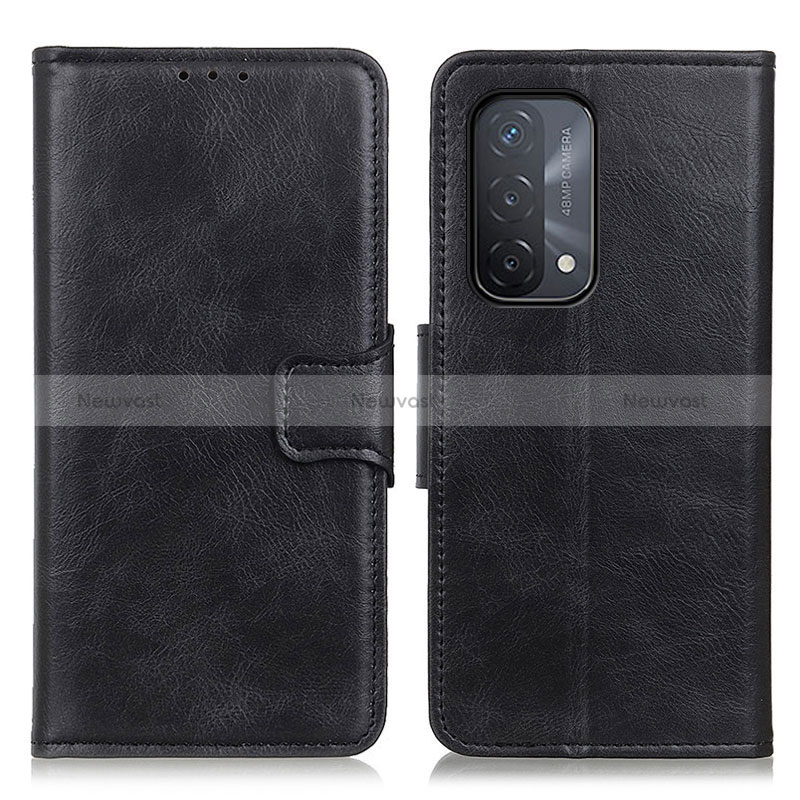 Leather Case Stands Flip Cover Holder M09L for Oppo A54 5G