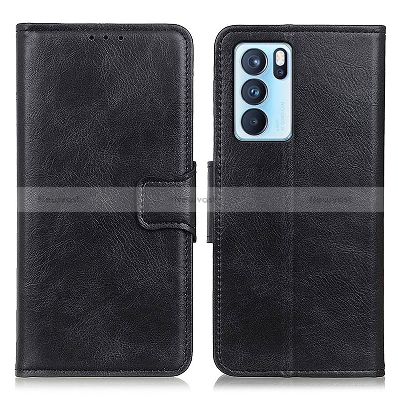 Leather Case Stands Flip Cover Holder M09L for Oppo Reno6 Pro 5G India