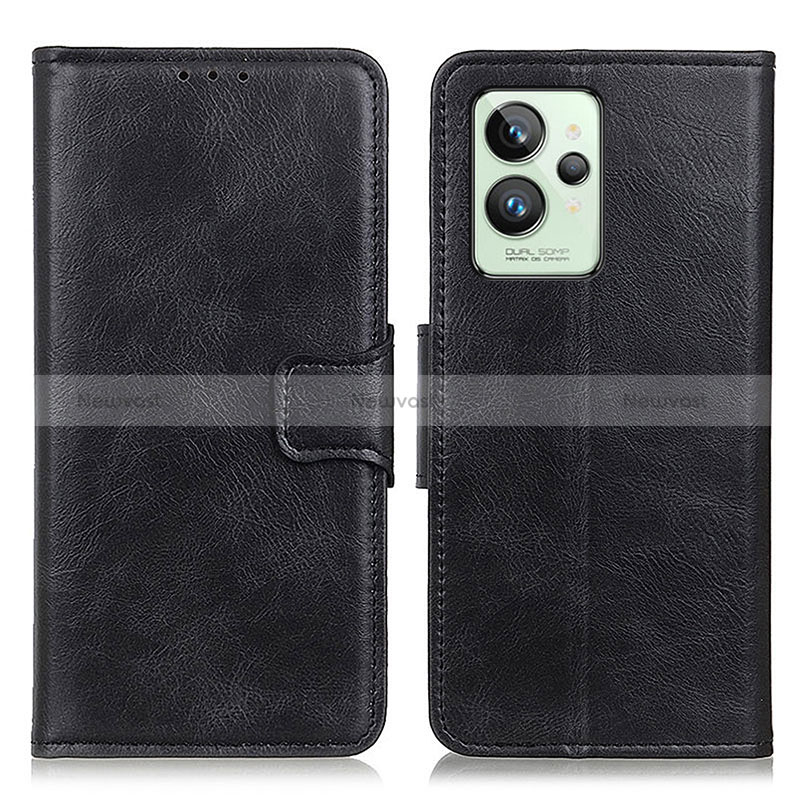 Leather Case Stands Flip Cover Holder M09L for Realme GT2 Pro 5G Black