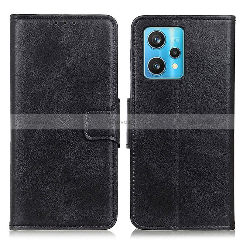 Leather Case Stands Flip Cover Holder M09L for Realme Q5 5G Black