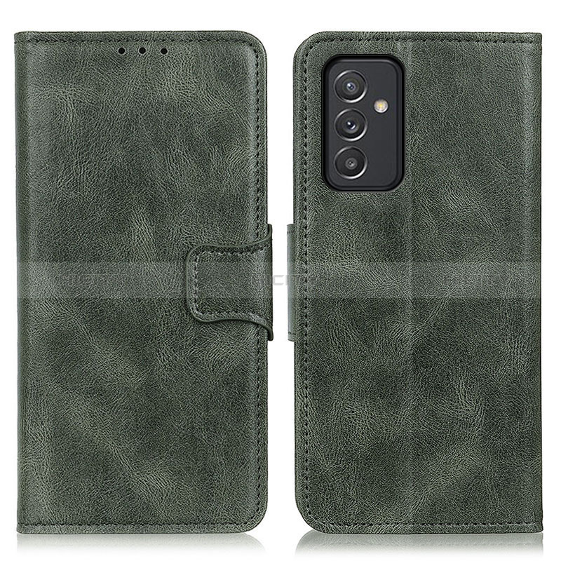 Leather Case Stands Flip Cover Holder M09L for Samsung Galaxy A05s Green