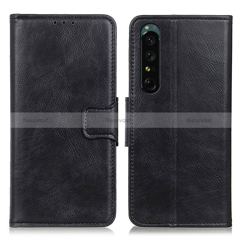 Leather Case Stands Flip Cover Holder M09L for Sony Xperia 1 IV